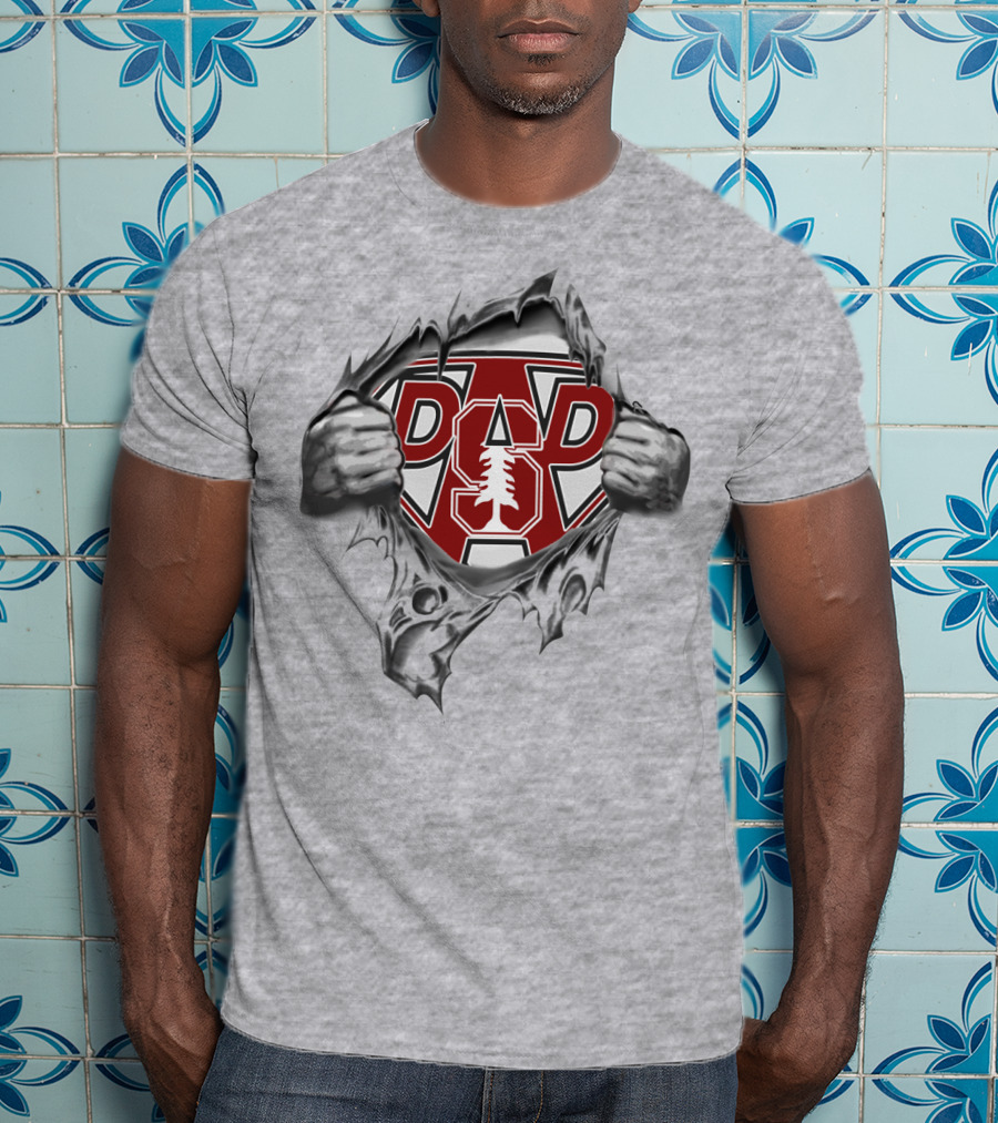 Stanford Cardinal Super Dad T-Shirt