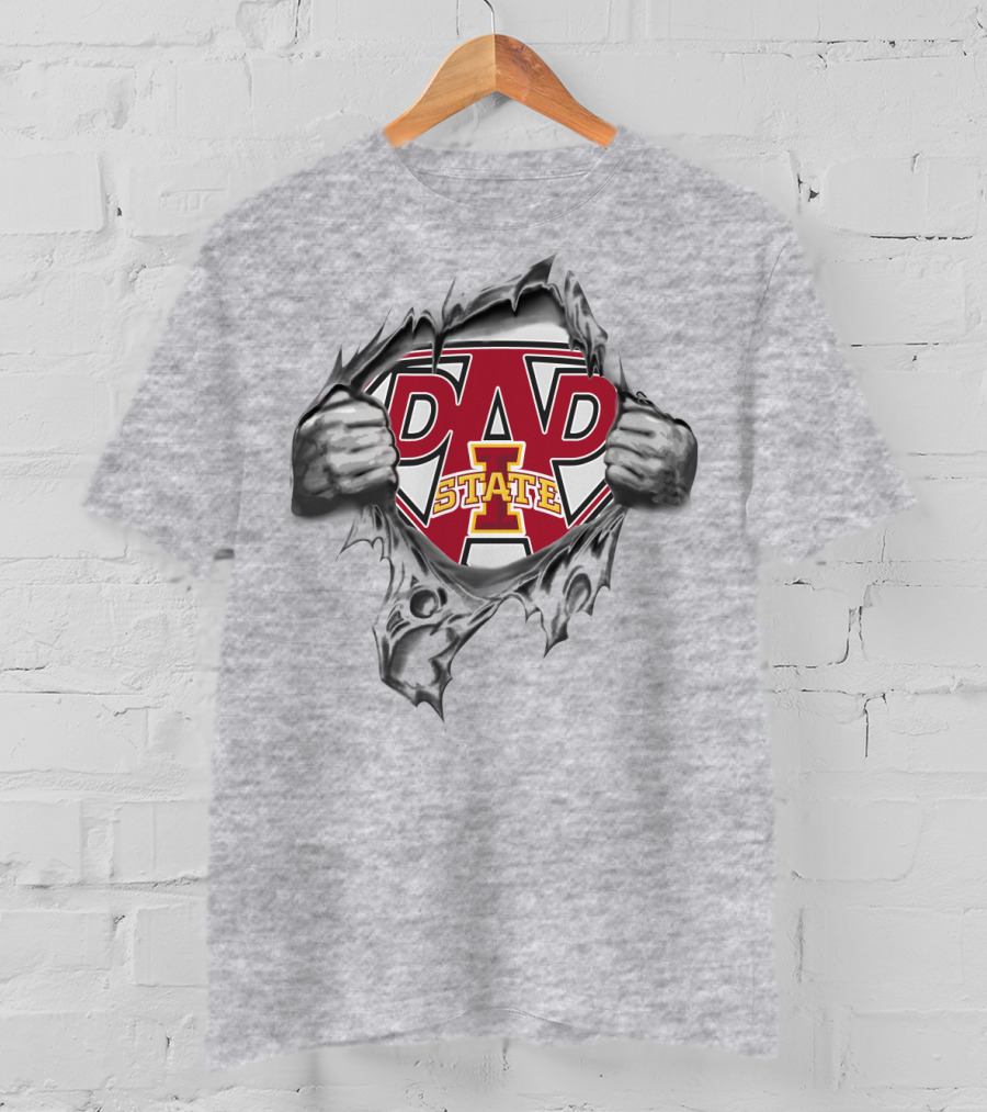 Iowa State Cyclones Super Dad Hero T-Shirt