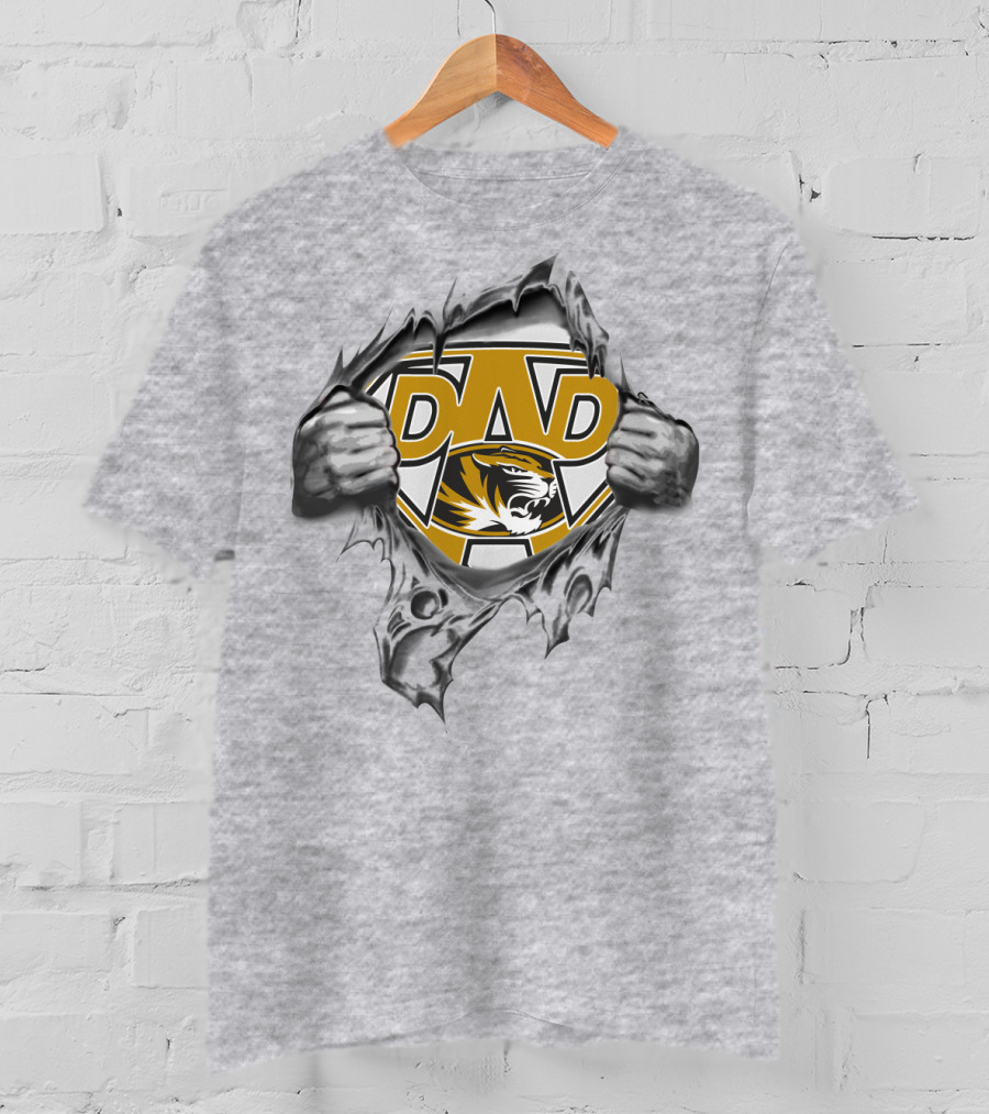 Missouri Dad Super Tiger Pride T-Shirt