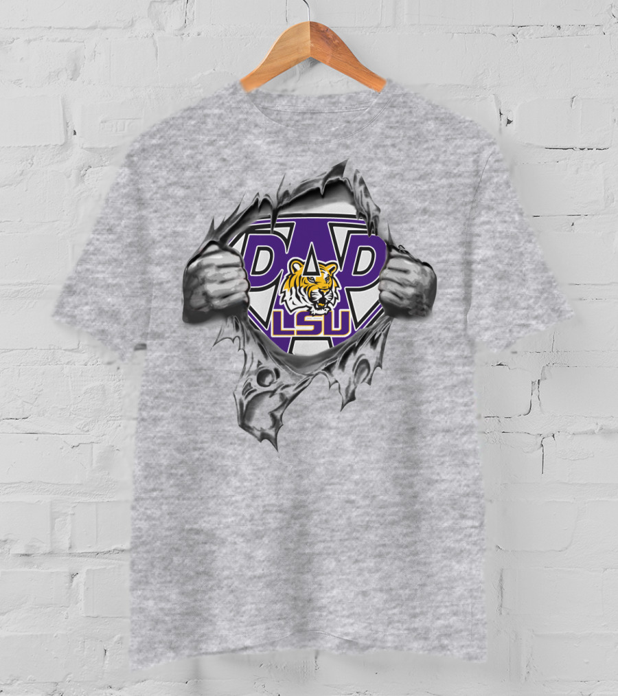 LSU Tigers Super Dad T-Shirt