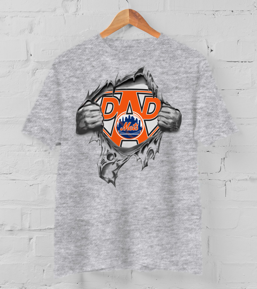 New York Mets Super Dad T-Shirt