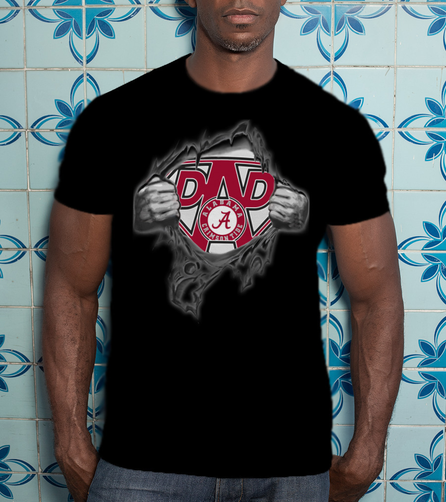 Alabama Crimson Tide Super Dad T-Shirt