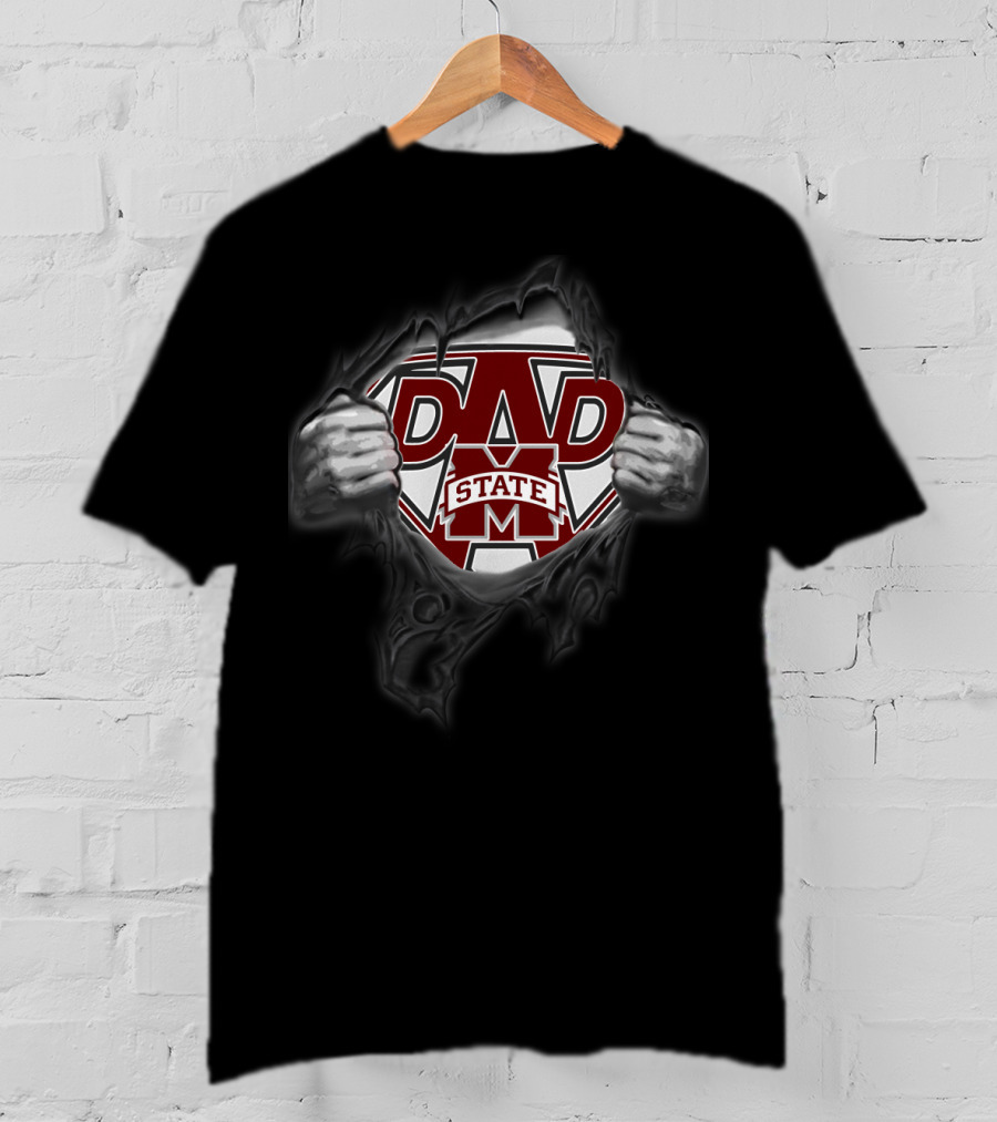 Mississippi State Bulldogs Super Dad T-Shirt