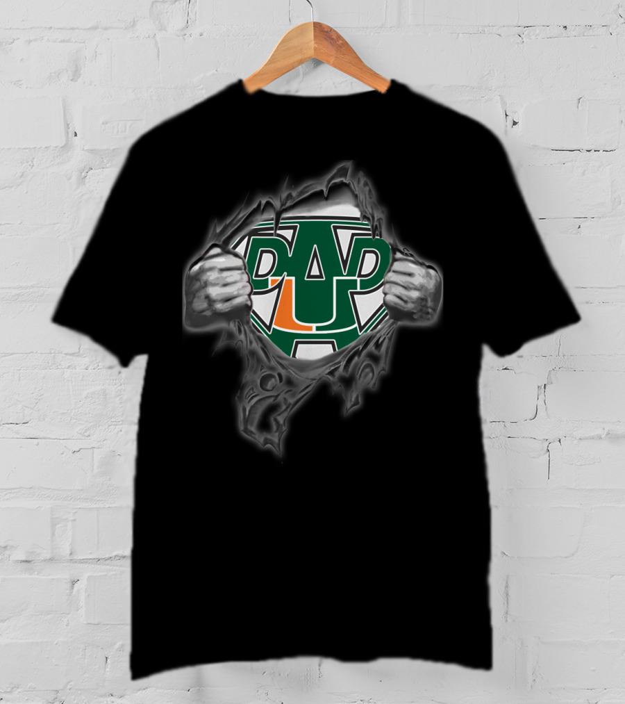 Hurricanes Super Dad Logo Torn T-Shirt