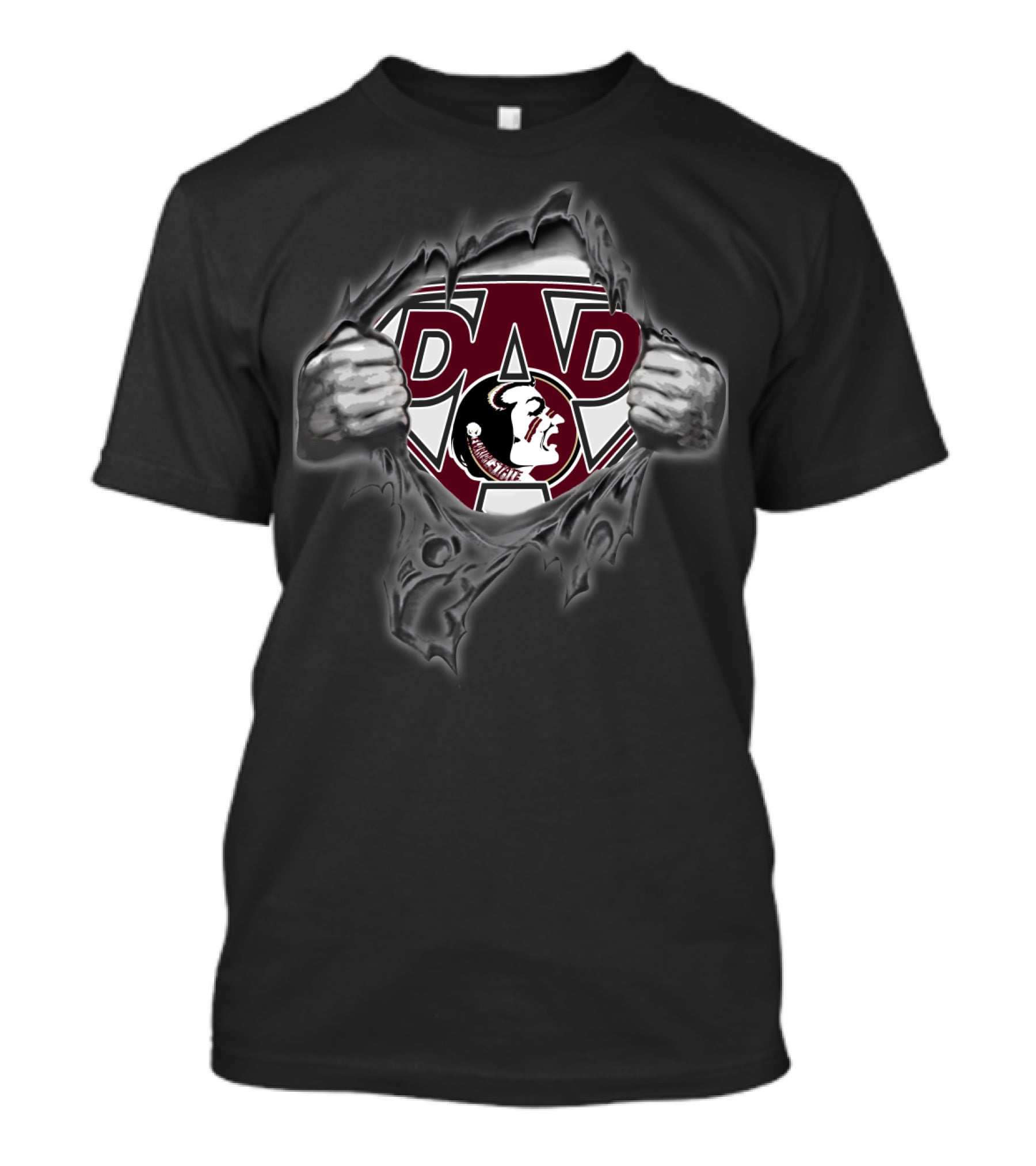 Seminoles Super Dad Florida State Logo Superman T-Shirt