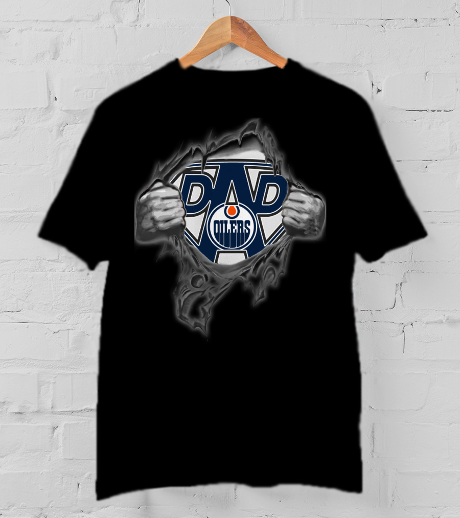 Edmonton Oilers Super Dad Transformational T-Shirt