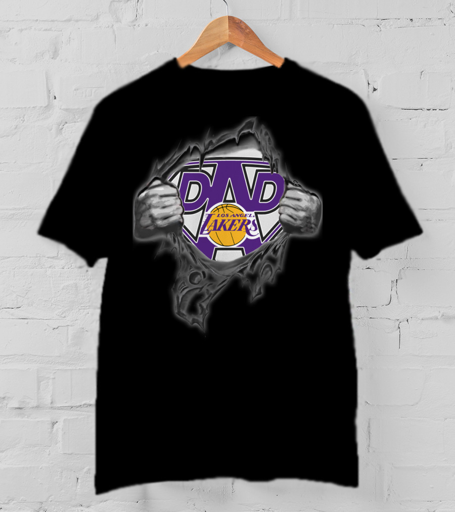 Los Angeles Lakers Super Dad T-Shirt