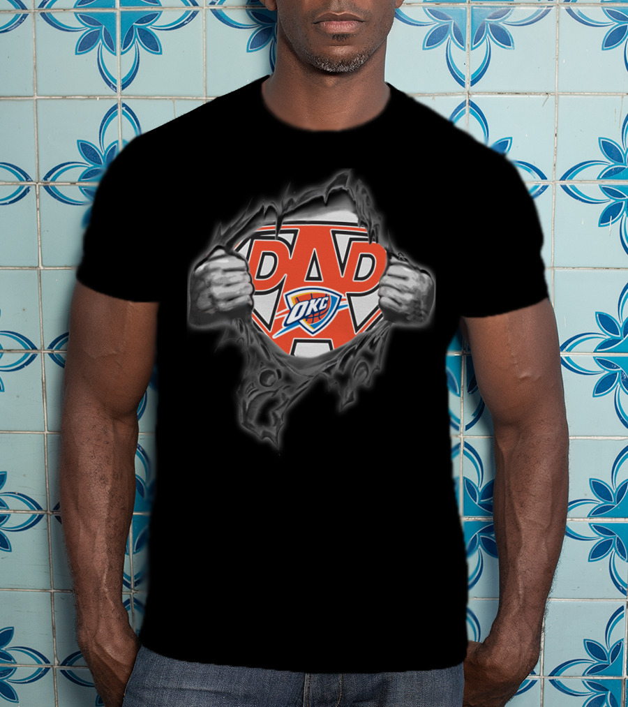 Oklahoma City Thunder Super Dad T-Shirt