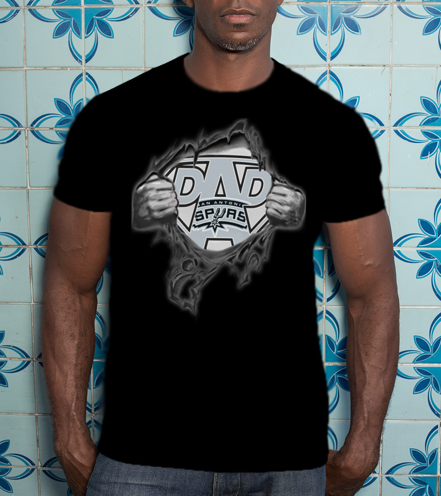 San Antonio Spurs Super Dad T-Shirt