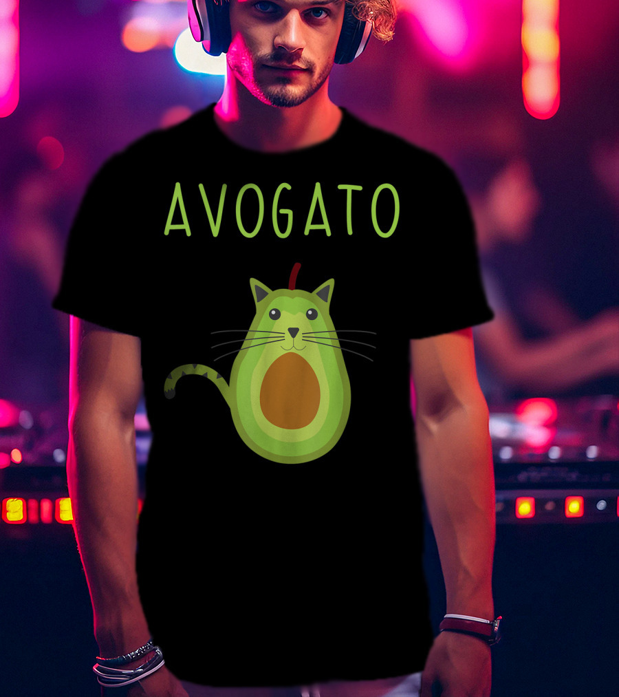 Cinco De Mayo Cinco De Meow Avogato Cat Avocado Kitty T-Shirt