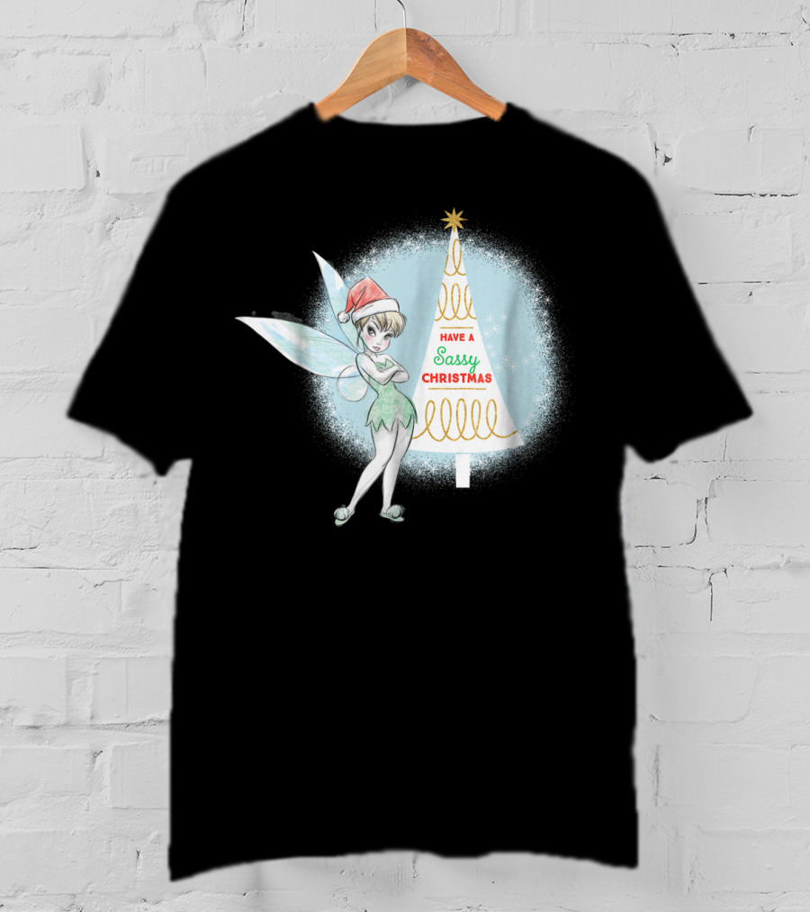 Disney Tinker Bell Have A Sassy Christmas Holiday T-Shirt