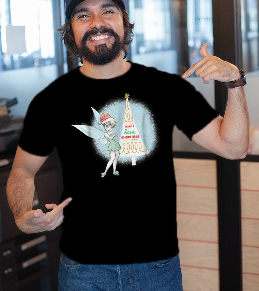 Disney Tinker Bell Have A Sassy Christmas Holiday T-Shirt