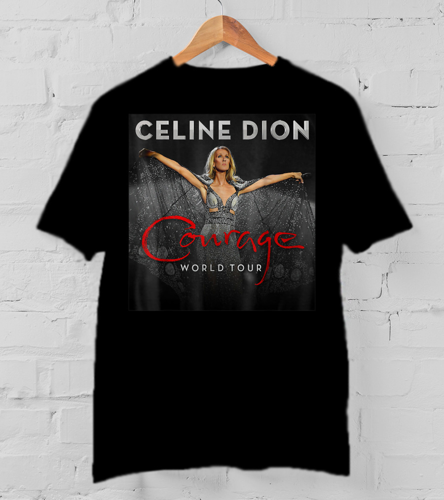 Celine Dion Courage World Tour T-Shirt