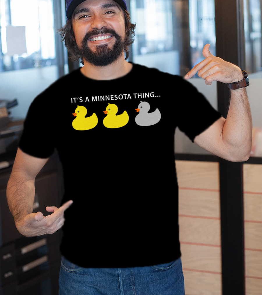 Funny Minnesota Thing Duck Duck Grey Duck Hoo T-Shirt