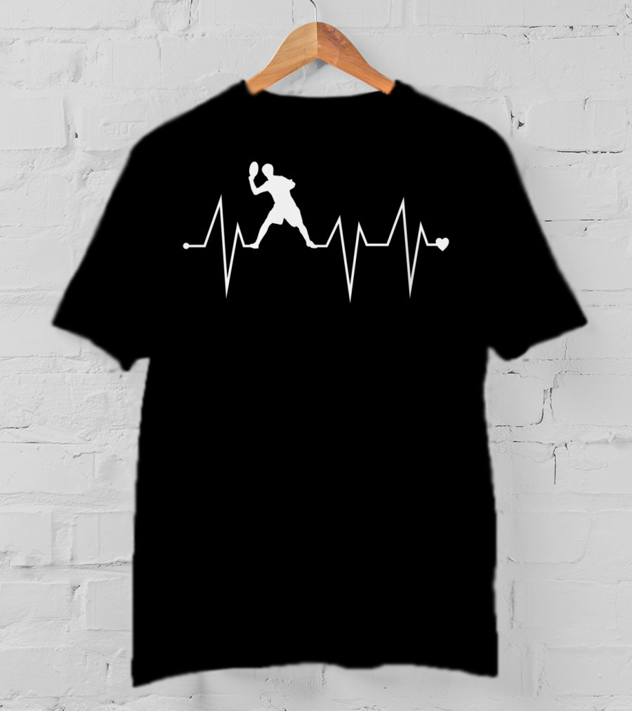 Ultimate Frisbee Player Heartbeat Funny T-Shirt