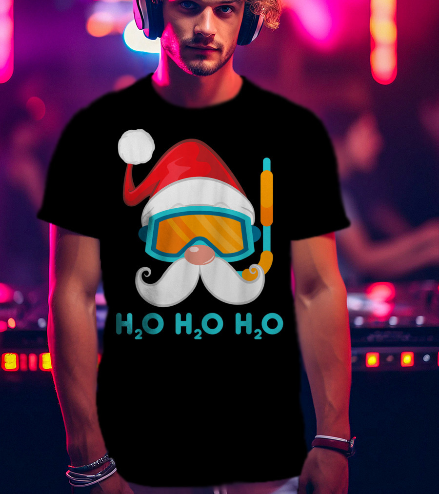 Santa Claus H2O Snorkeling Lover T-Shirt