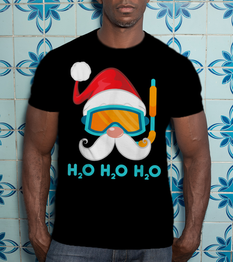 Santa Claus H2O Snorkeling Lover T-Shirt