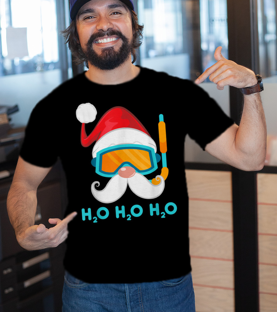 Santa Claus H2O Snorkeling Lover T-Shirt