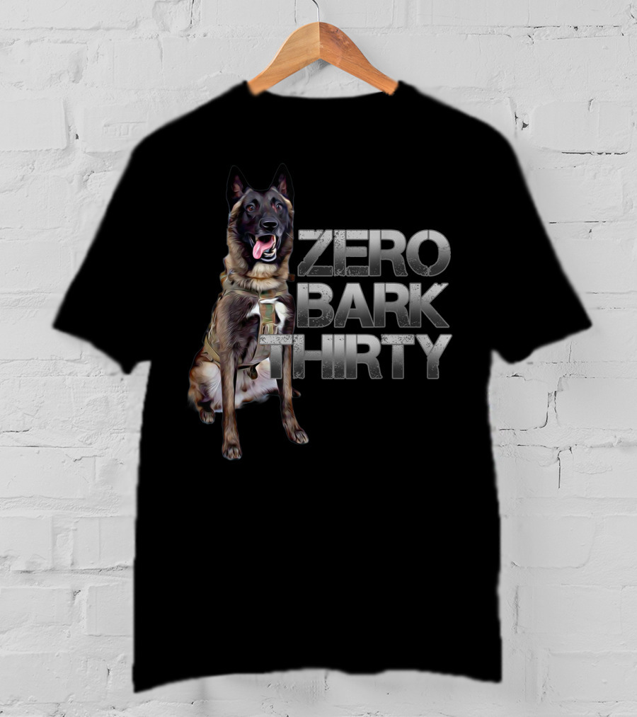 Zero Bark Thirty Dog T-Shirt