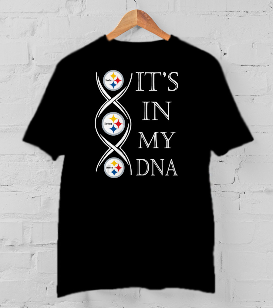 Pittsburgh Steelers It's In My DNA Football Fan Christmas T-Shirt