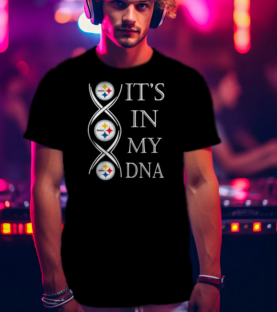 Pittsburgh Steelers It's In My DNA Football Fan Christmas T-Shirt