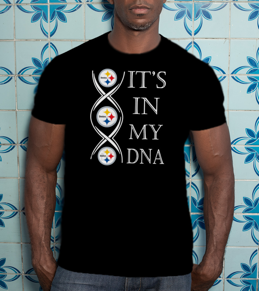 Pittsburgh Steelers It's In My DNA Football Fan Christmas T-Shirt