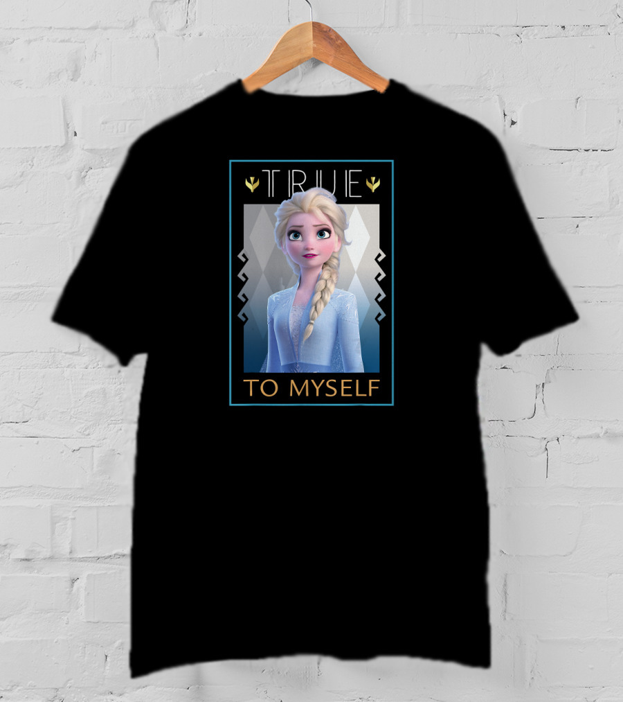 Frozen 2 Elsa True To Myself Disney Character T-Shirt