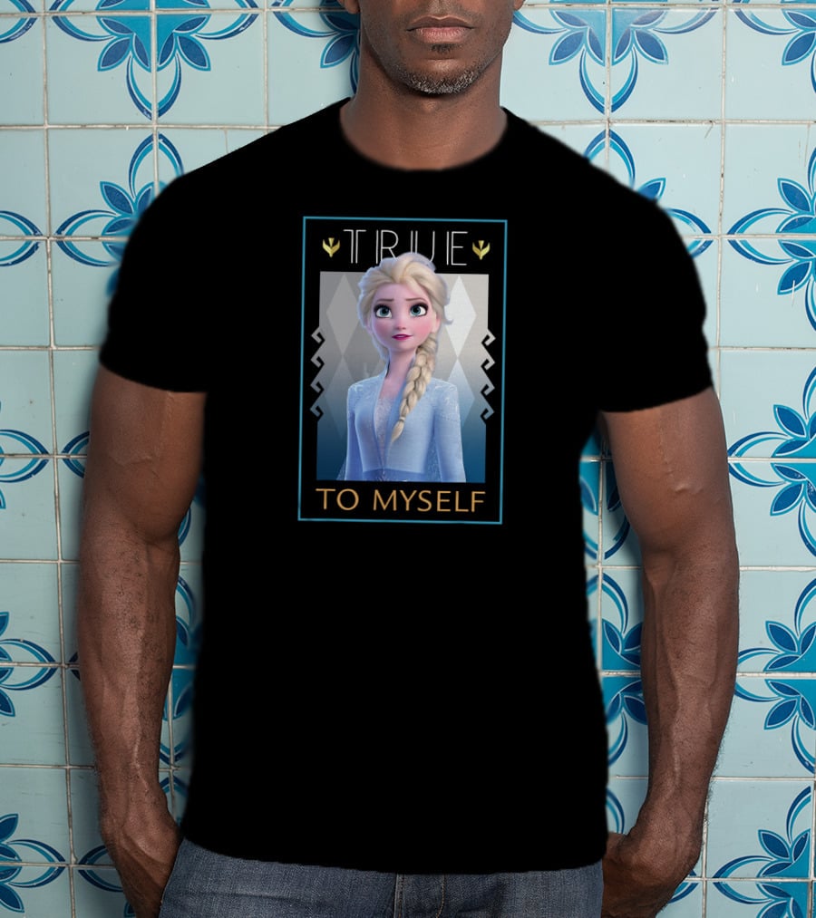Frozen 2 Elsa True To Myself Disney Character T-Shirt