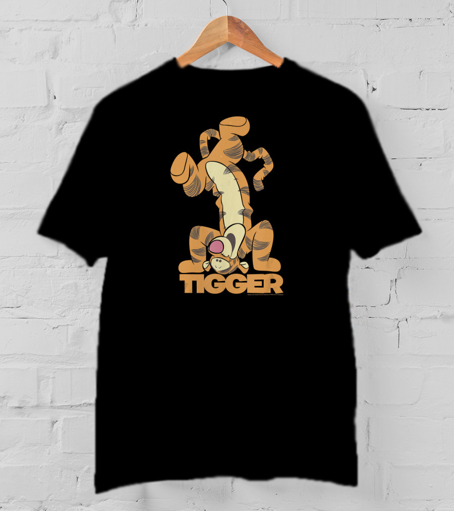 Disney Tigger Upside Down Winnie The Pooh T-Shirt