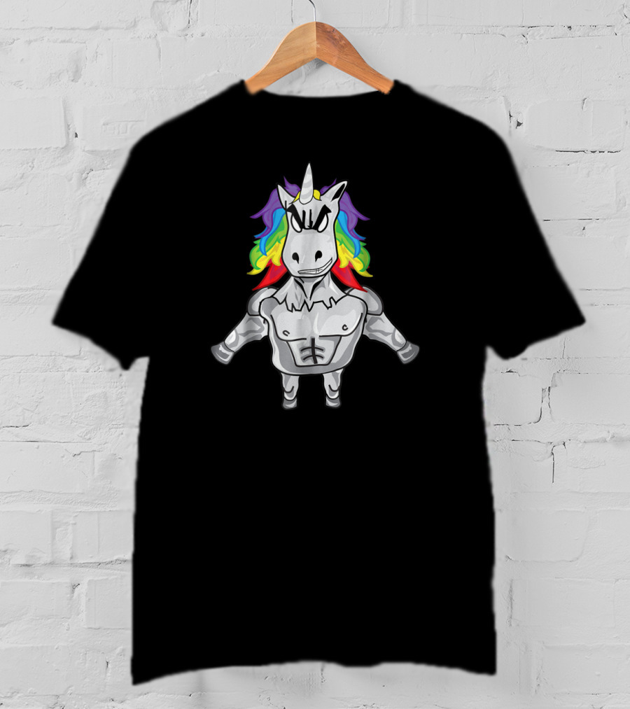 Brony Rainbow Muscle Pony T-Shirt