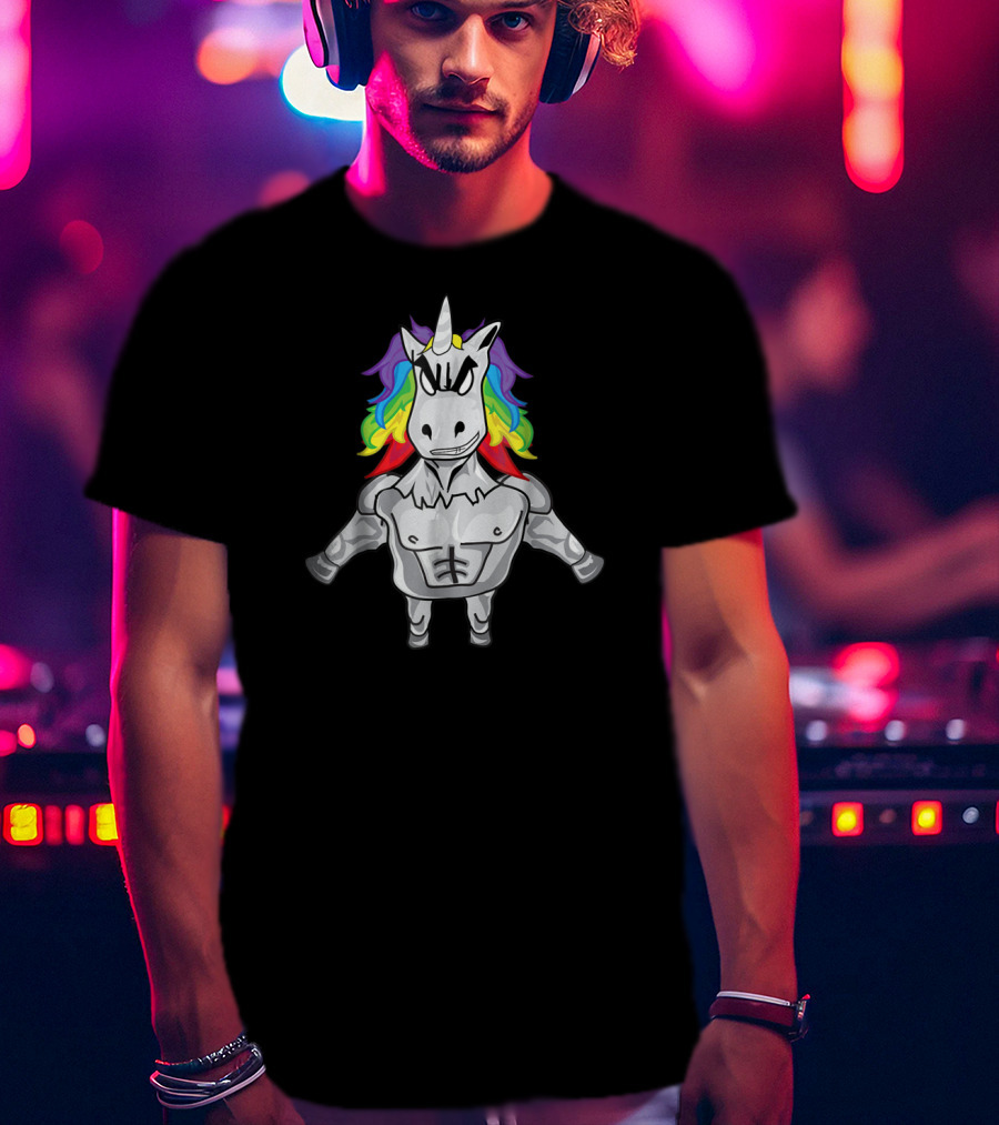 Brony Rainbow Muscle Pony T-Shirt