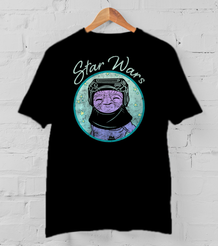 Star Wars Babu Frik The Rise Of Skywalker Pastel Stars T-Shirt