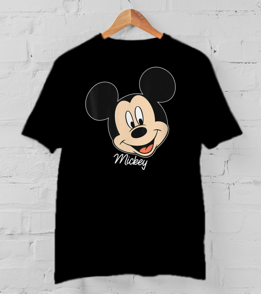 Disney Mickey And Friends Mickey Mouse Big Face Mickey T-Shirt