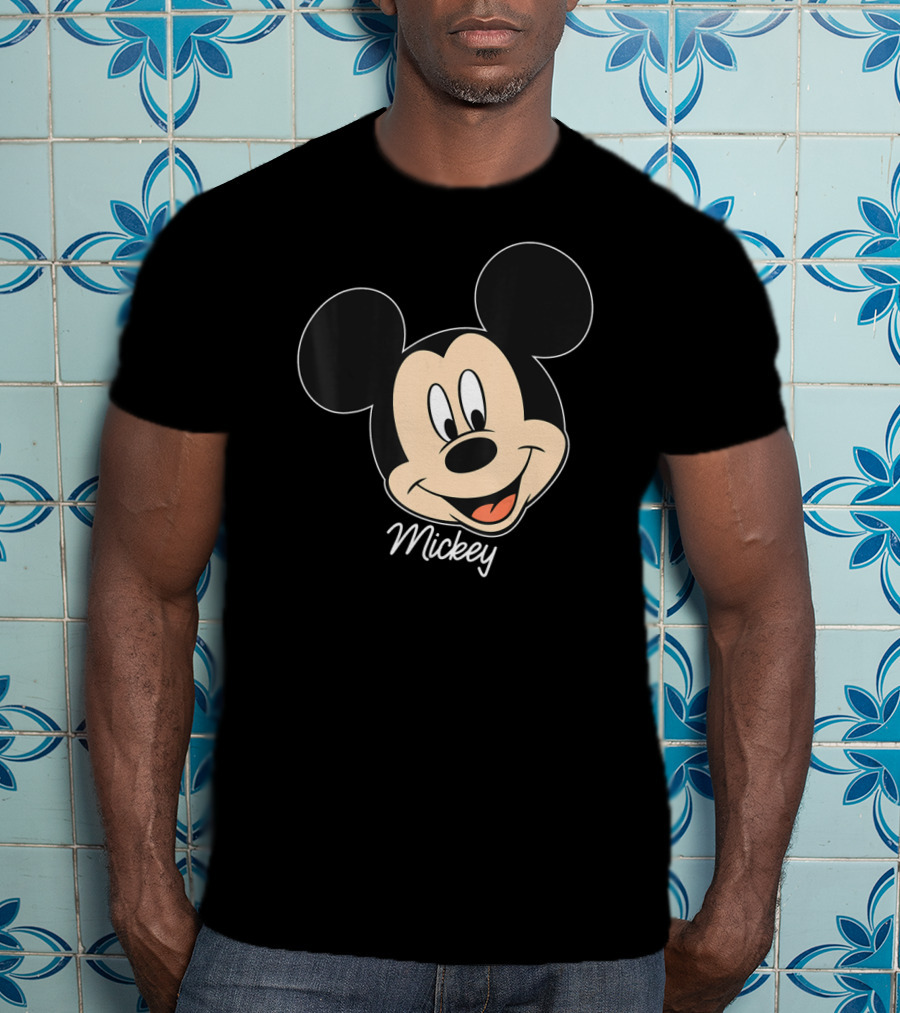 Disney Mickey And Friends Mickey Mouse Big Face Mickey T-Shirt