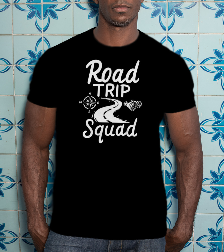 Road Trip Squad Compass Adventure T-Shirt