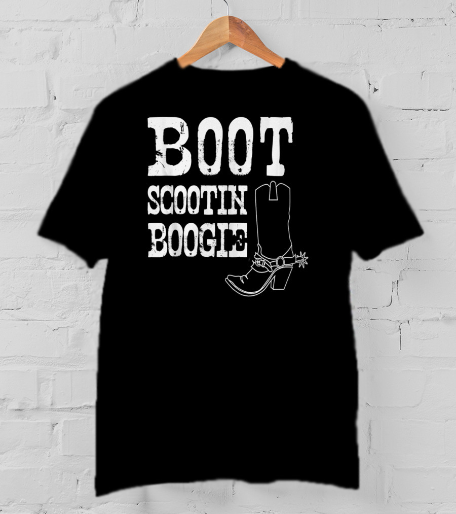 Boot Scootin Boogie Cowboy Boot Spur T-Shirt