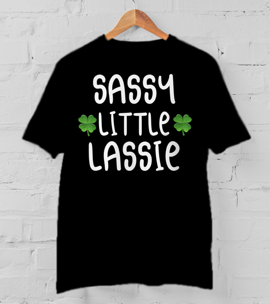 Sassy Little Lassie Shamrock Charm T-Shirt