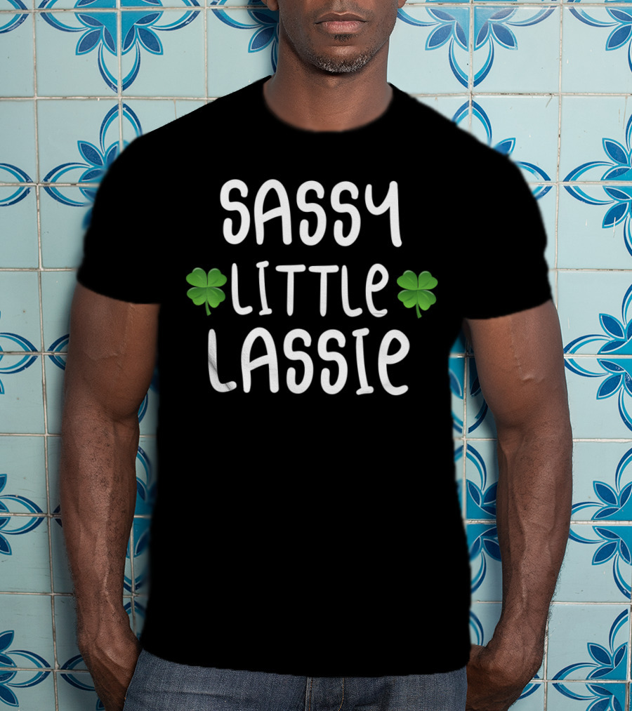 Sassy Little Lassie Shamrock Charm T-Shirt