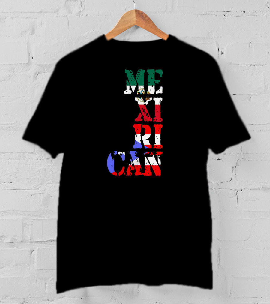 Mexican Puerto Rican Mexirican Flag Colors T-Shirt