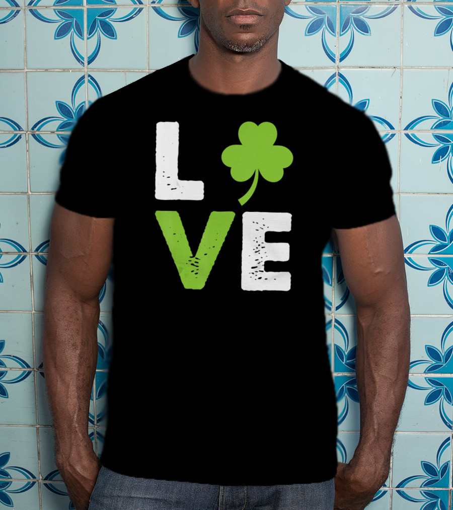 Love Shamrock Irish Love T-Shirt