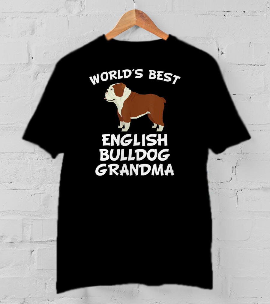 World's Best English Bulldog Grandma T-Shirt