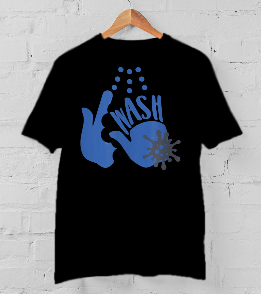 Wash Your Freakin' Hands Virus Bubbles T-Shirt