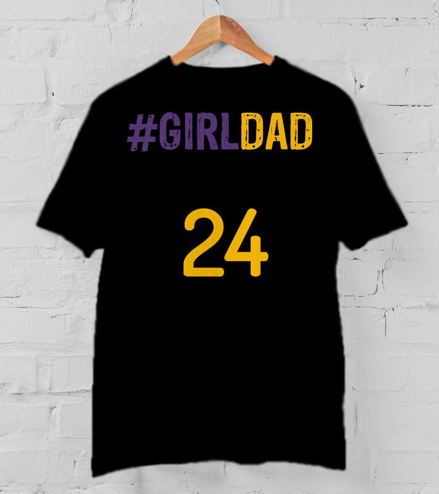 GIRLDAD 24 Kobe Bryant T-Shirt