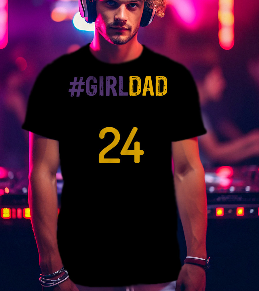 GIRLDAD 24 Kobe Bryant T-Shirt