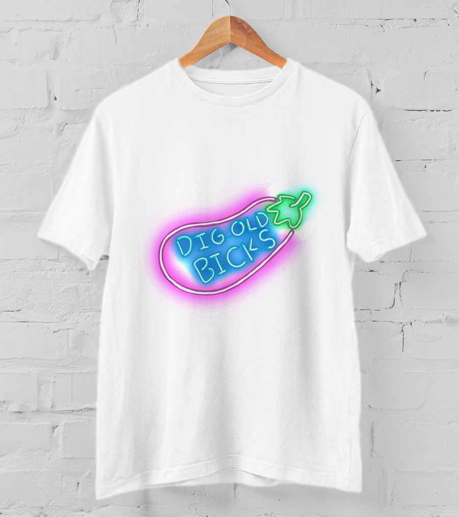 Dig Old Bick Neon Eggplant Terry Korvo Solar Opposites T-Shirt