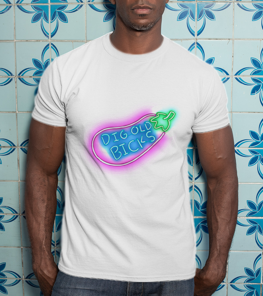 Dig Old Bick Neon Eggplant Terry Korvo Solar Opposites T-Shirt