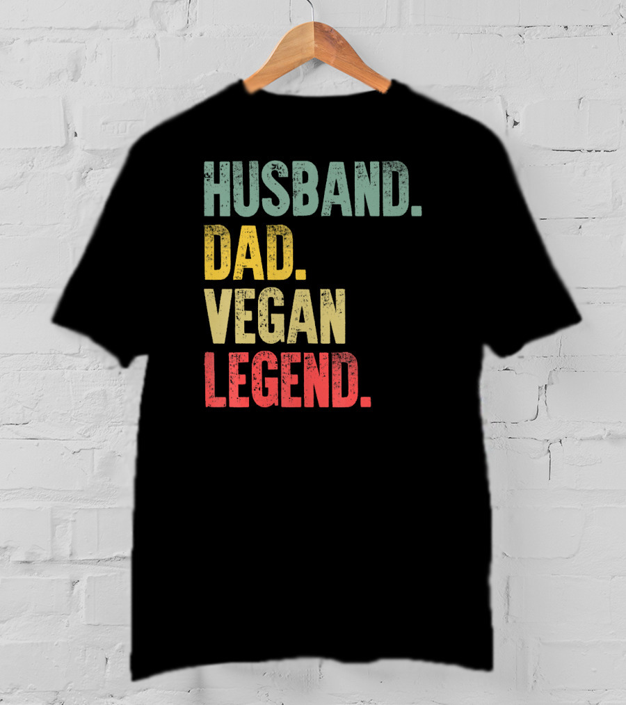 Husband Dad Vegan Legend T-Shirt