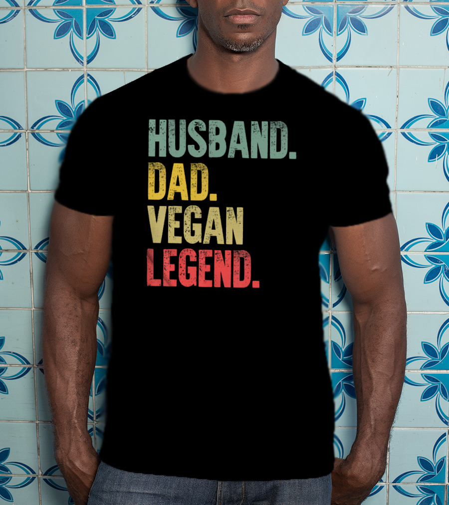 Husband Dad Vegan Legend T-Shirt