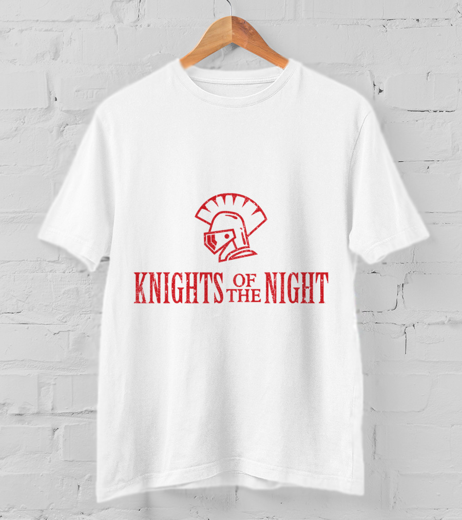 Knights Of The Night Michael Scott Spartan Helmet T-Shirt