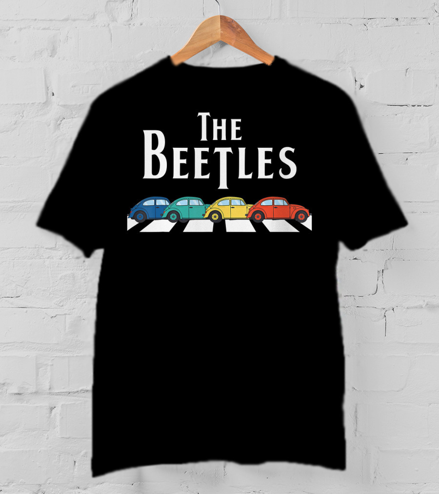 The Beetles Vintage Buggy Cars Abbey Road T-Shirt
